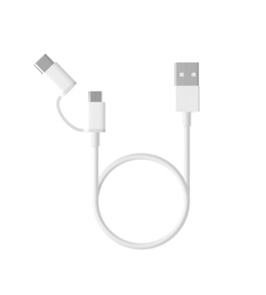 Дата-кабель micro-usb/type-c Xiaomi 0,3m белый