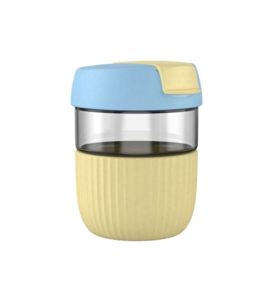 Кружка-непроливайка KissKissFish Rainbow Cup Yellow-blue
