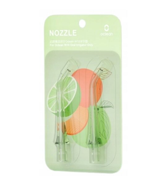 Насадка для ирригатора Oclean W10 2 Pack green