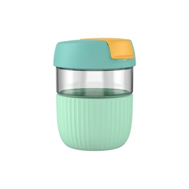 Кружка-непроливайка KissKissFish Rainbow Cup Green-yellow